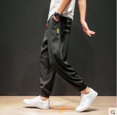 L XL★大人気♪新品★ メンズ カジュアルシルク ジョガーパンツ ズボン 韓国のサムネイル