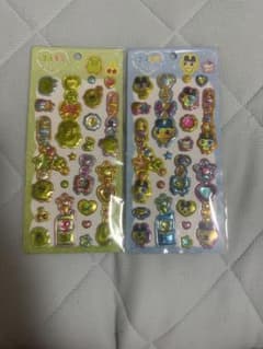 ぷくキラ　たまごっち　チャームステッカー　 くちぱっち　まめっち　2枚　シールのサムネイル