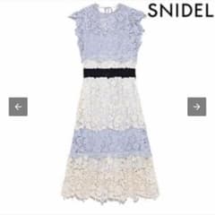 snidel カラーブロッキングレースワンピース - メルカリ