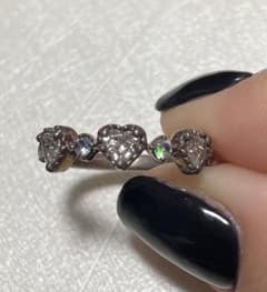 【値下げ！！】4℃ ハート リング シルバーのサムネイル