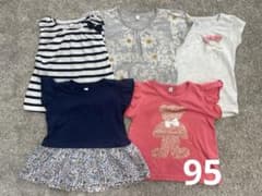 女の子トップス5点セット 95cmのサムネイル