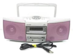 シャープ 1ビット MD/CD/カセットシステム プレーヤー 訳あり品 - メルカリ