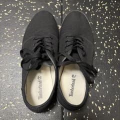 Timberland ブラック スニーカー ブラックキャンバスモデル