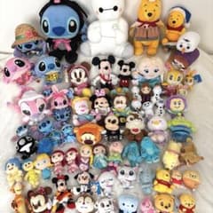 【Disney】プーさん　スティッチ他　ぬいぐるみ　マスコット　激レアまとめ売り Disney】スティッチ プーさん他 ぬいぐるみ マスコットまとめ売り 激