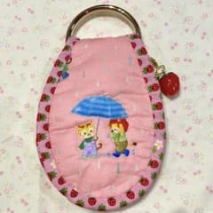 ユキエモン キーリングポーチ ハンドメイド - メルカリ