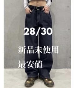 GAP 28W30L スーパーバギーデニム ダークリンス 大人気完売 - メルカリ