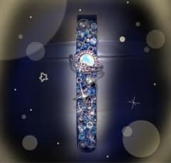 《特価》デコカポ 星空 黒×青【一点物】のサムネイル