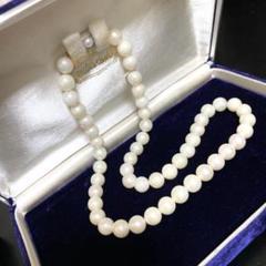 三越 MITSUKOSHI ホワイトパールネックレス　アコヤ真珠　本真珠 三越 MITSUKOSHI ホワイトパールネックレス アコヤ真珠 本真珠