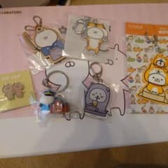うさまる ねこぺん日和 自分ツッコミくま キーホルダーセットのサムネイル