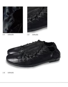 JCAESAR LEATHER SHOESレザーシューズ 斜め紐ドイツトレーナーのサムネイル