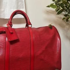 LOUIS VUITTON ルイヴィトン キーポル55 エピ 赤 レッドのサムネイル