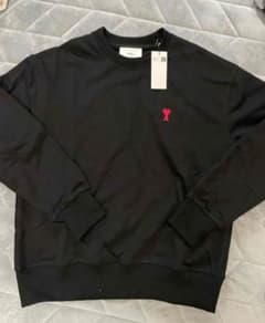 新品 Amiparis ブラック ハート刺繍 スウェット M21 - メルカリ