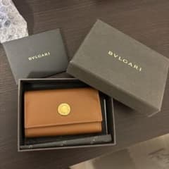 BVLGARI キーケース ブラウン ゴールド金具 - メルカリ