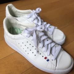 パトリック ケベック 37 レザースニーカー 白のサムネイル