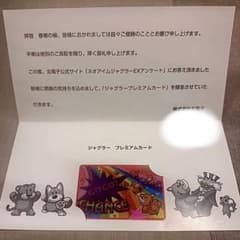 ネオアイムジャグラーEX プレミアムカード当選品　555名 ネオアイムジャグラーEX プレミアムカード当選品 555名 - メルカリ