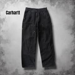 Carhartt ダブルニーペインターパンツ ダックパンツ ブラック フェード