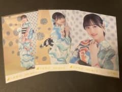 乃木坂46 生写真 　山下美月　浴衣のサムネイル