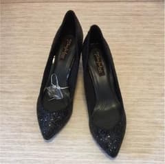 パンプス ZARA スパンコールパンプス モデルサイズのサムネイル