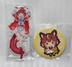 赤見かるびくじ 夜よいち 缶バッジ アクリルバッジ アクリルスタンド くじ引き堂 赤見かるびくじ 夜よいち仕立て B賞 アクリルスタンド 缶バッジ 新品未