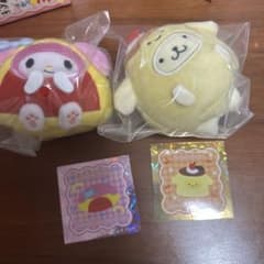 サンリオ niccolino ぬいぐるみマスコット　ステッカー付のサムネイル