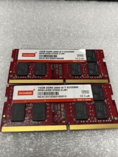 N5 innodisk PC4 16GB2枚　32GB BIOSチェック✅済み N5 innodisk PC4 16GB2枚 32GB BIOSチェック✓済み - メルカリ