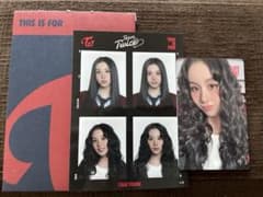 TWICE チェヨン　証明写真トレカセットのサムネイル