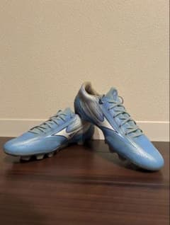 Mizuno Alpha proサッカー スパイク ライトブルー - メルカリ
