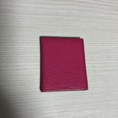 HERMES ミニフォトケース ピンク色 ⬜︎Ｋ刻印のサムネイル