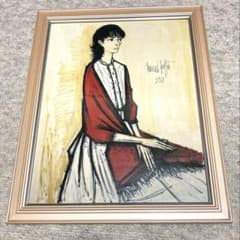 Bernard Buffet ベルナール ビュッフェ アナベル夫人像 リトグラフ