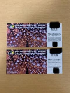 チームラボ麻布台　招待券2枚のサムネイル