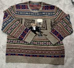美品！POLO RALPH LAUREN ポロベア 雨に唄えば セーター - メルカリ