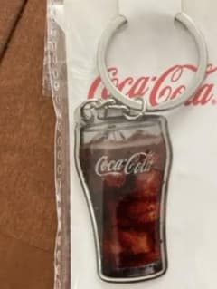 Coca-Cola コカ・コーラ キーホルダー グラスデザイン 非売品のサムネイル
