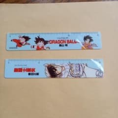 未使用ドラゴンボール 　聖闘士星矢定規 15cmのサムネイル