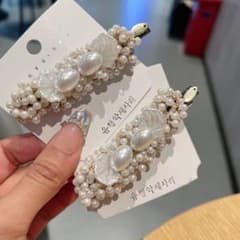 パール装飾 ヘアピン 2点セットのサムネイル