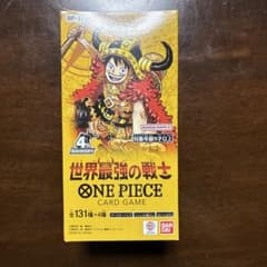 ONE PIECEカードゲーム世界最強の戦士BOX新品未開封テープ付き - メルカリ