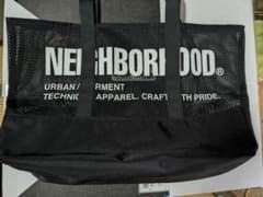 NEIGHBORHOOD メッシュ トートバッグ ブラックのサムネイル