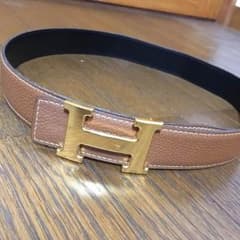 エルメス ベルト レディースブラウン×ブラックのサムネイル