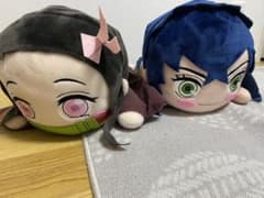 鬼滅の刃　メガジャンボ寝そべりぬいぐるみセットのサムネイル