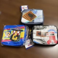 遊戯王 デュエルモンスターズ アクリルキーホルダー付きポーチ 3種セット