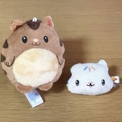 ギャビーのドールハウス マスコット ハムスターネコちゃん ぬいぐるみ ヘアピン