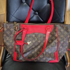 LOUIS VUITTON モノグラム ショルダーバッグ レッドのサムネイル