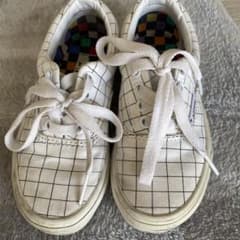 VANS OFF THE WALL チェック柄スニーカー　値下げしましたのサムネイル