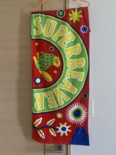 SUPER BEAVER イラストタオル レッドのサムネイル