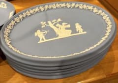 WEDGWOOD ジャスパー プレート 楕円皿５枚セットのサムネイル