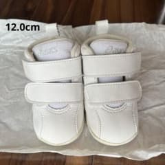 【美品】asics ホワイト ファーストシューズ 12cmのサムネイル