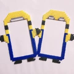 アイロンビーズ♡ミニオン スイッチカバーのサムネイル
