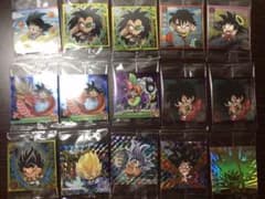 ドラゴンボール超戦士　ウエハース　シール12種（15枚）のサムネイル