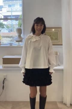 ロージーモンスター バタフライブラウス ホワイト 美品 - メルカリ