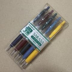新品 廃盤 ゼブラ SARASA サラサ 初期型 ボールペン 5色セット - メルカリ