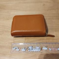 オレンジ レザー コインケースのサムネイル